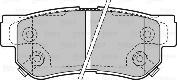 Valeo 670748 - Bremsbelagsatz, Scheibenbremse alexcarstop-ersatzteile.com