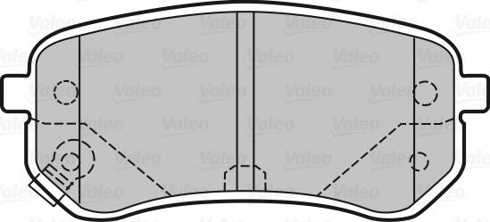 Valeo 670706 - Bremsbelagsatz, Scheibenbremse alexcarstop-ersatzteile.com