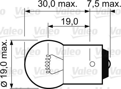 Valeo 032111 - Glühlampe, Blinkleuchte alexcarstop-ersatzteile.com