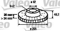 Valeo 197070 - Bremsscheibe alexcarstop-ersatzteile.com