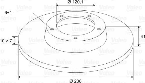 Valeo 186186 - Bremsscheibe alexcarstop-ersatzteile.com