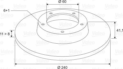 Valeo 186757 - Bremsscheibe alexcarstop-ersatzteile.com