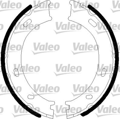 Valeo 128901 - Bremsbackensatz, Feststellbremse alexcarstop-ersatzteile.com