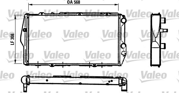 Valeo 819426 - Kühler, Motorkühlung alexcarstop-ersatzteile.com