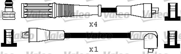 Valeo 346458 - Zündleitungssatz alexcarstop-ersatzteile.com