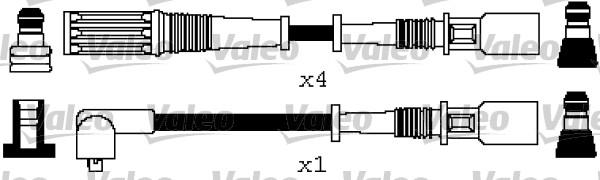 Valeo 346618 - Zündleitungssatz alexcarstop-ersatzteile.com