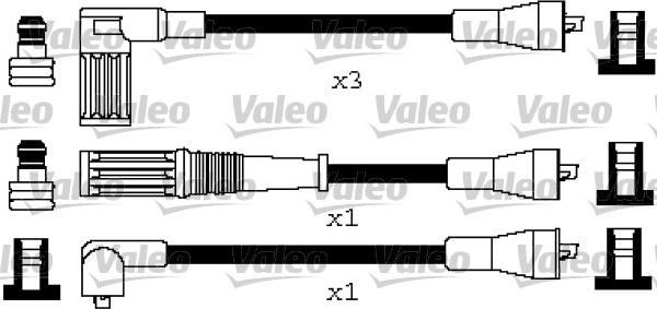 Valeo 346617 - Zündleitungssatz alexcarstop-ersatzteile.com