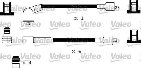 Valeo 346158 - Zündleitungssatz alexcarstop-ersatzteile.com