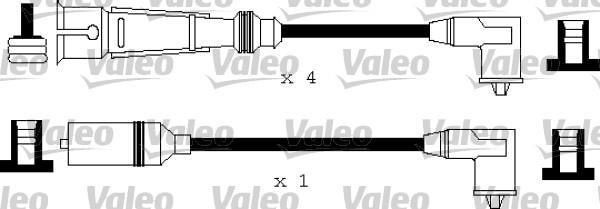 Valeo 346176 - Zündleitungssatz alexcarstop-ersatzteile.com