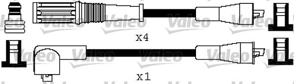 Valeo 346393 - Zündleitungssatz alexcarstop-ersatzteile.com