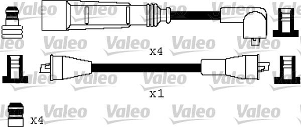 Valeo 346387 - Zündleitungssatz alexcarstop-ersatzteile.com