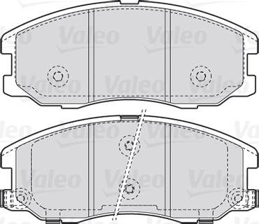 Valeo 301942 - Bremsbelagsatz, Scheibenbremse alexcarstop-ersatzteile.com