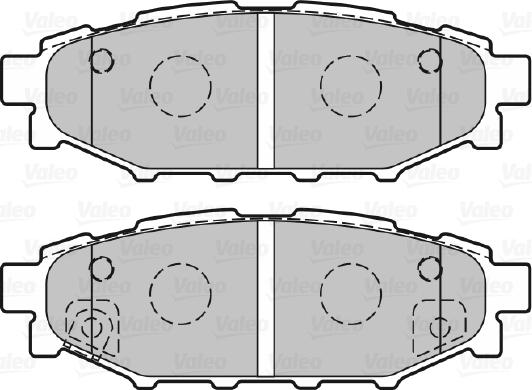 Valeo 301929 - Bremsbelagsatz, Scheibenbremse alexcarstop-ersatzteile.com