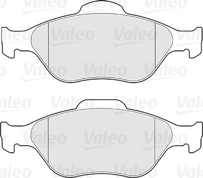 Valeo 301564 - Bremsbelagsatz, Scheibenbremse alexcarstop-ersatzteile.com