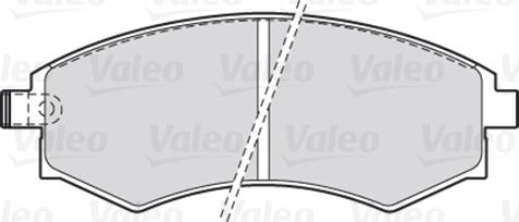 Valeo 301574 - Bremsbelagsatz, Scheibenbremse alexcarstop-ersatzteile.com