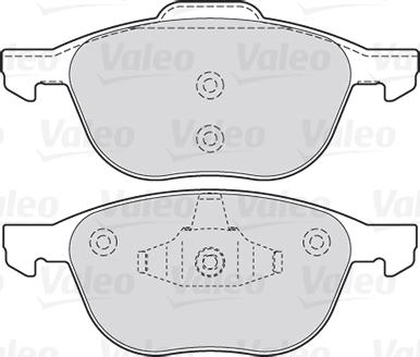 Valeo 301649 - Bremsbelagsatz, Scheibenbremse alexcarstop-ersatzteile.com