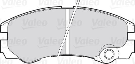 Valeo 301661 - Bremsbelagsatz, Scheibenbremse alexcarstop-ersatzteile.com