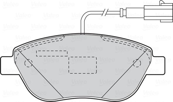 Valeo 301050 - Bremsbelagsatz, Scheibenbremse alexcarstop-ersatzteile.com