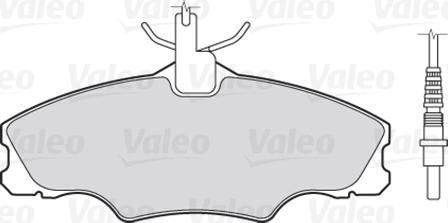 Valeo 670068 - Bremsbelagsatz, Scheibenbremse alexcarstop-ersatzteile.com