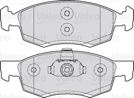 Valeo 301017 - Bremsbelagsatz, Scheibenbremse alexcarstop-ersatzteile.com