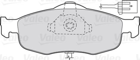 Valeo 301033 - Bremsbelagsatz, Scheibenbremse alexcarstop-ersatzteile.com