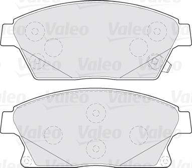 Valeo 301070 - Bremsbelagsatz, Scheibenbremse alexcarstop-ersatzteile.com