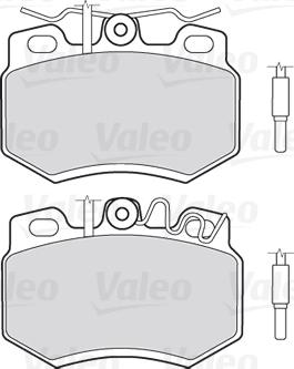 Valeo 301119 - Bremsbelagsatz, Scheibenbremse alexcarstop-ersatzteile.com