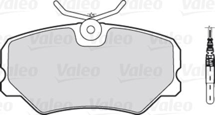 Valeo 301179 - Bremsbelagsatz, Scheibenbremse alexcarstop-ersatzteile.com