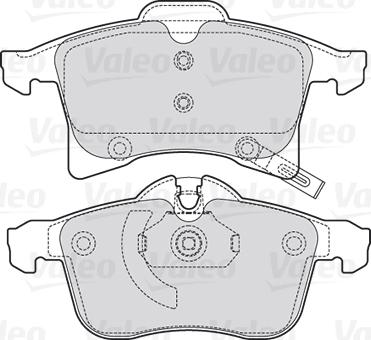 Valeo 301860 - Bremsbelagsatz, Scheibenbremse alexcarstop-ersatzteile.com