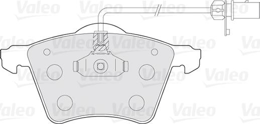 Valeo 301801 - Bremsbelagsatz, Scheibenbremse alexcarstop-ersatzteile.com