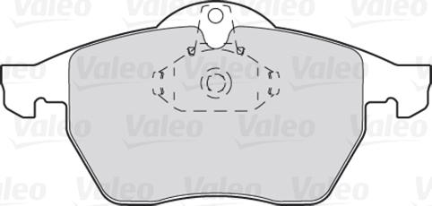 Valeo 301305 - Bremsbelagsatz, Scheibenbremse alexcarstop-ersatzteile.com