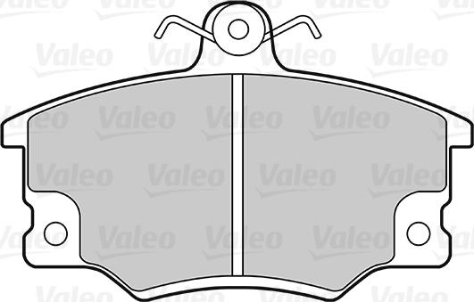 Valeo 670219 - Bremsbelagsatz, Scheibenbremse alexcarstop-ersatzteile.com