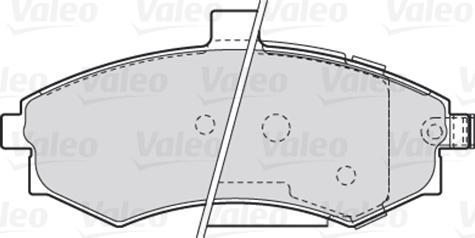 Valeo 301781 - Bremsbelagsatz, Scheibenbremse alexcarstop-ersatzteile.com