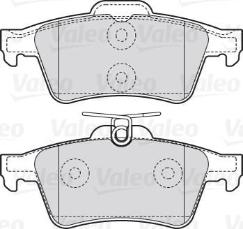 Valeo 670783 - Bremsbelagsatz, Scheibenbremse alexcarstop-ersatzteile.com