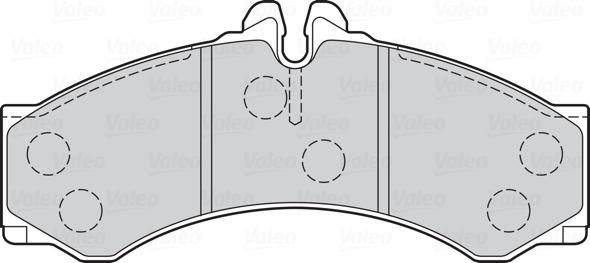 Valeo 302089 - Bremsbelagsatz, Scheibenbremse alexcarstop-ersatzteile.com