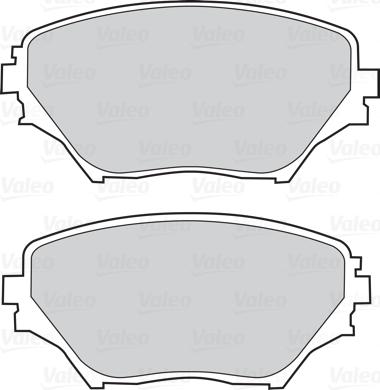 Valeo 302033 - Bremsbelagsatz, Scheibenbremse alexcarstop-ersatzteile.com