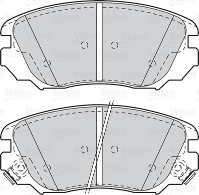 Valeo 302118 - Bremsbelagsatz, Scheibenbremse alexcarstop-ersatzteile.com