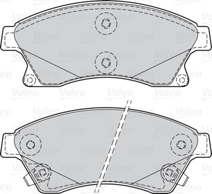 Valeo 302130 - Bremsbelagsatz, Scheibenbremse alexcarstop-ersatzteile.com