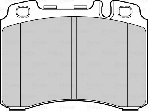 Valeo 302323 - Bremsbelagsatz, Scheibenbremse alexcarstop-ersatzteile.com