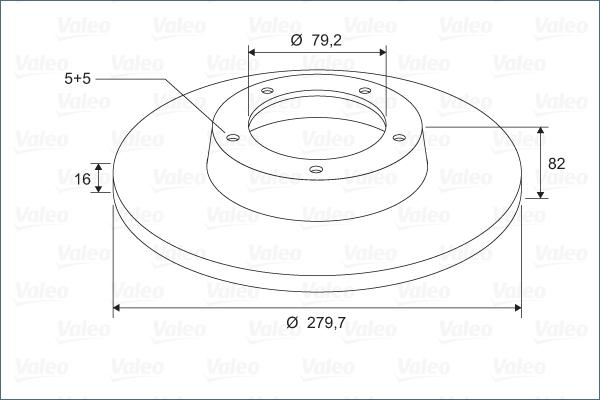 Valeo 297329 - Bremsscheibe alexcarstop-ersatzteile.com