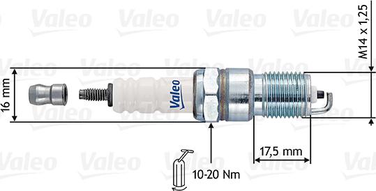 Valeo 246910 - Zündkerze alexcarstop-ersatzteile.com