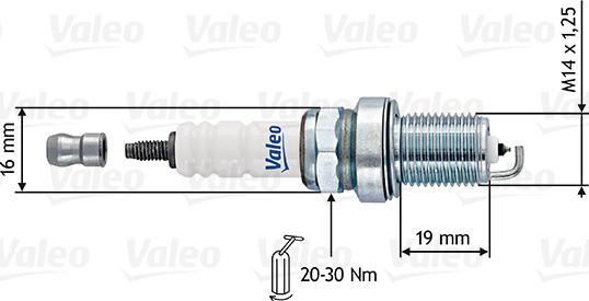 Valeo 246917 - Zündkerze alexcarstop-ersatzteile.com