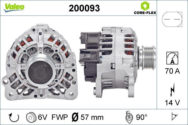 Valeo 200093 - Generator alexcarstop-ersatzteile.com