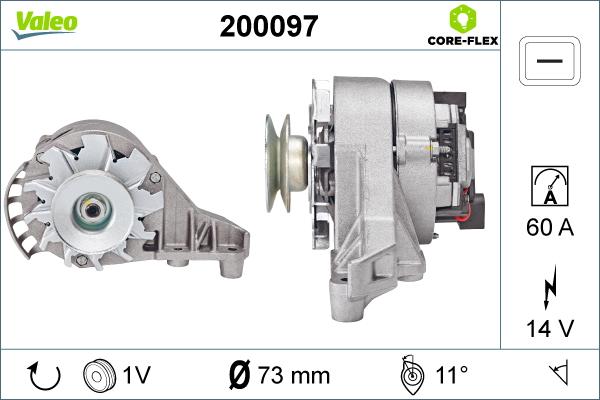 Valeo 200097 - Generator alexcarstop-ersatzteile.com