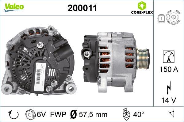 Valeo 200011 - Generator alexcarstop-ersatzteile.com