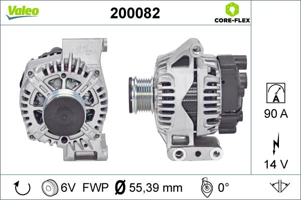 Valeo 200082 - Generator alexcarstop-ersatzteile.com