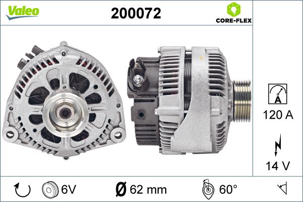 Valeo 200072 - Schlussleuchte alexcarstop-ersatzteile.com