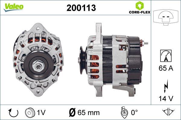 Valeo 200113 - Generator alexcarstop-ersatzteile.com