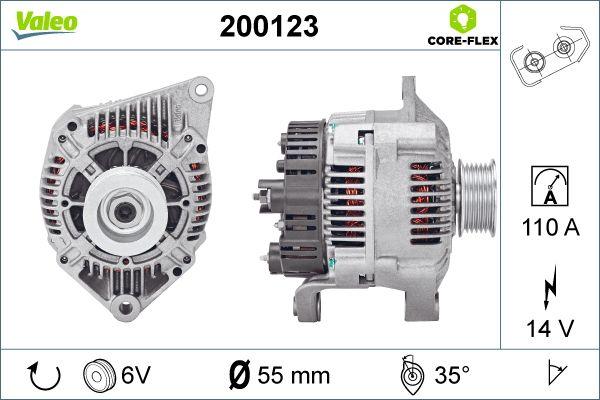 Valeo 200123 - Generator alexcarstop-ersatzteile.com