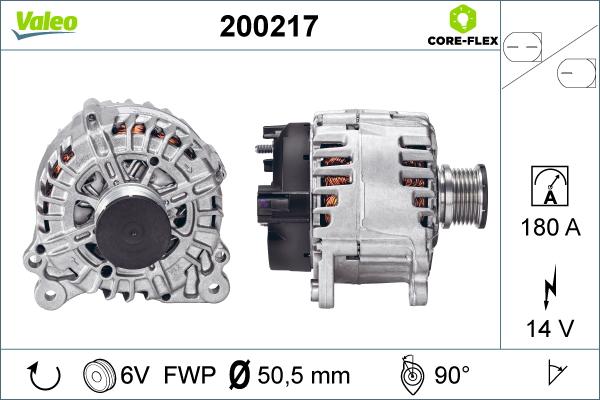 Valeo 200217 - Generator alexcarstop-ersatzteile.com